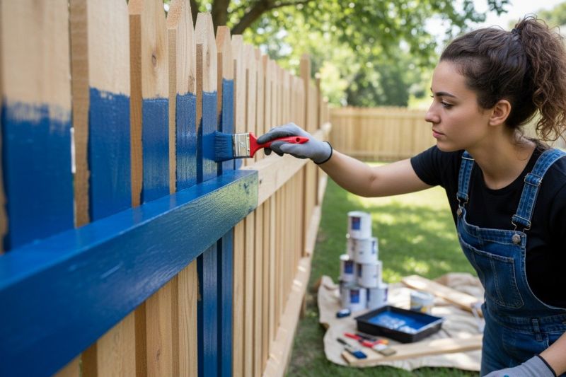 Privacy Fence Painting