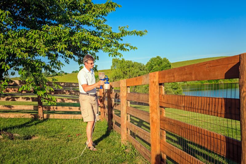 Summer Fence Painting